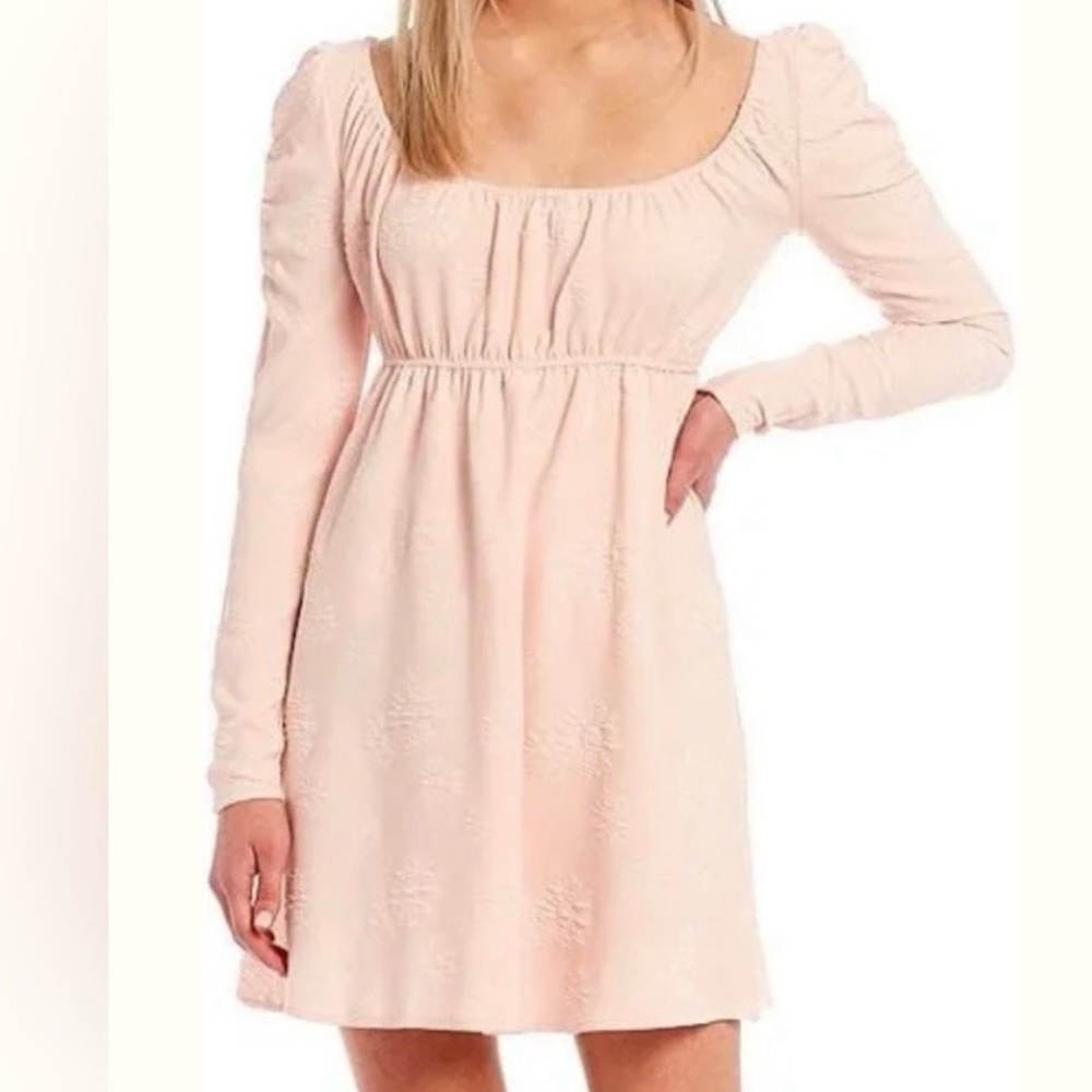 Allison & Kelly  Pink Long Sleeve Dress SZ L